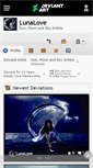 Mobile Screenshot of lunalove.deviantart.com