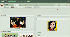 Desktop Screenshot of flamula.deviantart.com