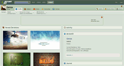 Desktop Screenshot of genza.deviantart.com