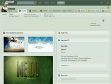 Tablet Screenshot of genza.deviantart.com
