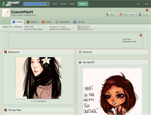Tablet Screenshot of oyasumihachi.deviantart.com