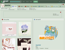 Tablet Screenshot of japankal.deviantart.com