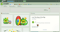 Desktop Screenshot of crownpigplz.deviantart.com