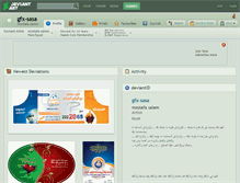 Tablet Screenshot of gfx-sasa.deviantart.com