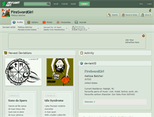 Tablet Screenshot of fireswordgirl.deviantart.com