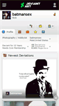 Mobile Screenshot of batmansex.deviantart.com