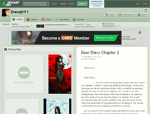 Tablet Screenshot of dracogirl11.deviantart.com