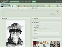 Tablet Screenshot of leapday.deviantart.com