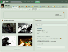Tablet Screenshot of kiarash.deviantart.com
