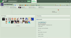 Desktop Screenshot of moonlightfang13.deviantart.com