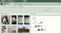 Desktop Screenshot of caromelka.deviantart.com