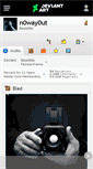 Mobile Screenshot of n0way0ut.deviantart.com
