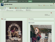 Tablet Screenshot of nebulae-decay.deviantart.com