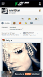 Mobile Screenshot of annistar.deviantart.com