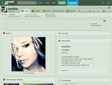Tablet Screenshot of annistar.deviantart.com