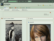 Tablet Screenshot of aoi-kochou.deviantart.com