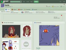 Tablet Screenshot of naside.deviantart.com