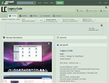 Tablet Screenshot of legacy-code.deviantart.com