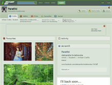 Tablet Screenshot of paratiisi.deviantart.com