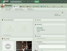Tablet Screenshot of diomysios.deviantart.com