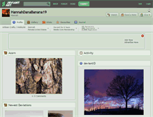 Tablet Screenshot of hannahdanabanana19.deviantart.com