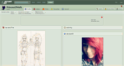 Desktop Screenshot of princessofwolfs.deviantart.com