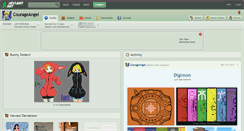 Desktop Screenshot of courageangel.deviantart.com