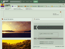Tablet Screenshot of colgatin.deviantart.com