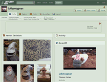 Tablet Screenshot of jollyswagman.deviantart.com