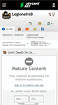 Mobile Screenshot of legionaireb.deviantart.com