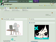 Tablet Screenshot of midnightxgurl.deviantart.com