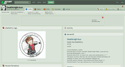 Desktop Screenshot of deathknight-kun.deviantart.com