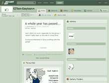 Tablet Screenshot of eztoon-easytoon.deviantart.com