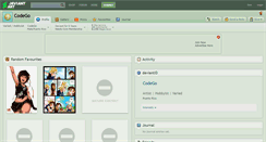 Desktop Screenshot of codego.deviantart.com