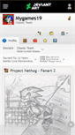 Mobile Screenshot of mygames19.deviantart.com