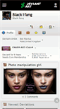 Mobile Screenshot of black1fang.deviantart.com