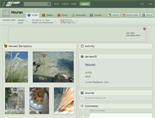 Tablet Screenshot of nouran.deviantart.com