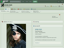 Tablet Screenshot of pirate-style.deviantart.com