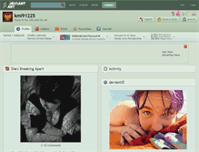 Tablet Screenshot of kml91225.deviantart.com