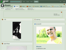 Tablet Screenshot of dhausen.deviantart.com
