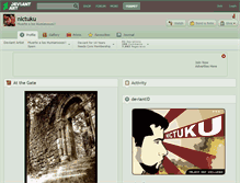Tablet Screenshot of nictuku.deviantart.com