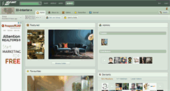 Desktop Screenshot of 3d-interior.deviantart.com