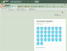 Tablet Screenshot of mitsurii.deviantart.com