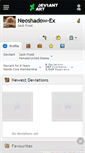 Mobile Screenshot of neoshadow-ex.deviantart.com