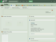 Tablet Screenshot of goobay.deviantart.com