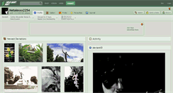 Desktop Screenshot of metalexxx2254.deviantart.com