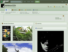 Tablet Screenshot of metalexxx2254.deviantart.com