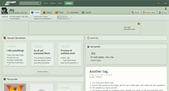 Desktop Screenshot of jinj.deviantart.com