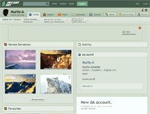Tablet Screenshot of murilo-a.deviantart.com