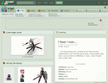 Tablet Screenshot of k3lp0.deviantart.com